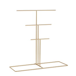 Aberto Design TK-006 Organizador de Joyero de Metal Dorado